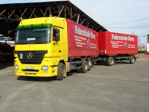 Mercedes Actros 2541 - Klasse C Anhänger Koegel 18,0t - Klasse CE